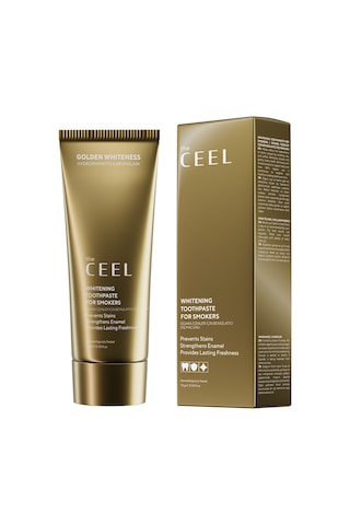The Ceel Sigara İçenler İçin Beyazlatmaya Yardımcı ve Ferahlatıcı Diş Macunu Bromelain İçerikli 75 gr
