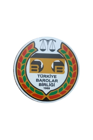 Barolar Birliği Yazısız Araç Stikırı Barolar Birliği Yazısız Araç Stikırı