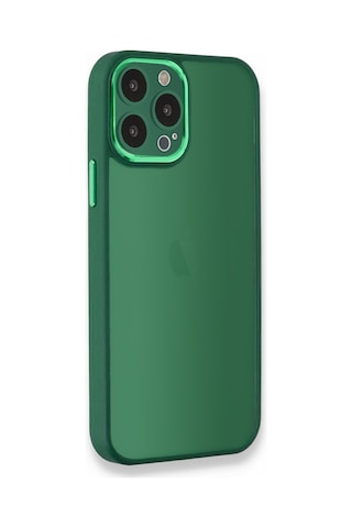 Apple Uyumlu iPhone 13 Pro Max Kılıf Freya Lazer Lens Kamera Çerçeveli Silikon Kapak