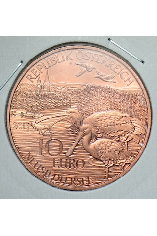Avusturya 10 Euro 2015 Hatıra-burgenland. Saf Bakır. Kapamada Çil.