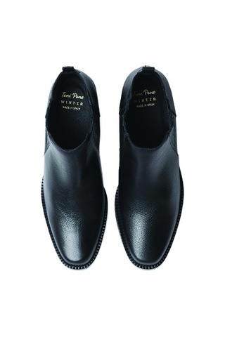 Negre Bot Kadın Utıel Toni Pons Leather Cowboy Ankle Boots Wıth Heel Siyah