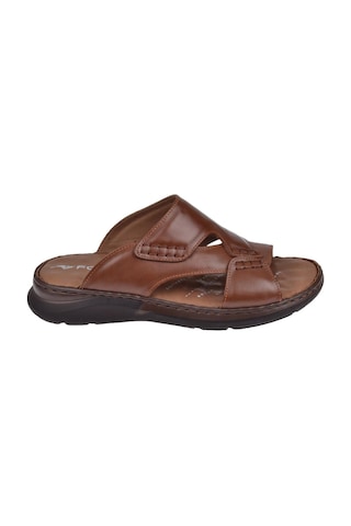 Forelli Hakiki Deri Comfort Erkek Terlik For-tuna Taba