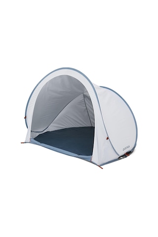 Quechua Outdoor Kamp Gölgeliği - 2 Kişilik - 2 Seconds Fresh Koyu Petrol Mavisi/buzlu Kahve