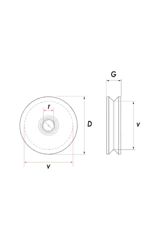 Rm090 Tablasız Kepsiz Ray Makarası 90 Mm