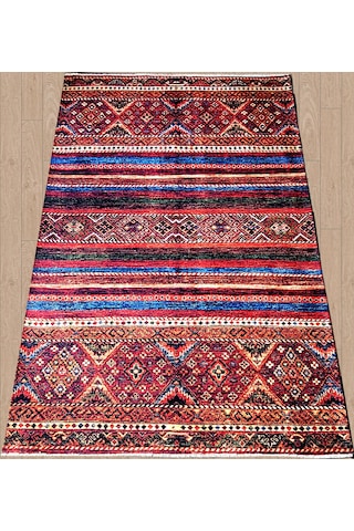 Dekoratif Dijital Baskı Pamuklu Kaymaz Taban Kilim 1028 Lacasa Bordo