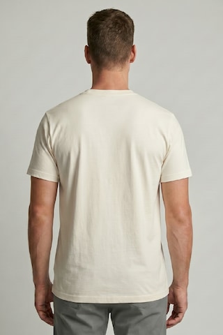 Goffra Erkek Vision Premium Kalite Yoğun Dokulu Pamuklu T-shirt Ekru M101-r0220-09
