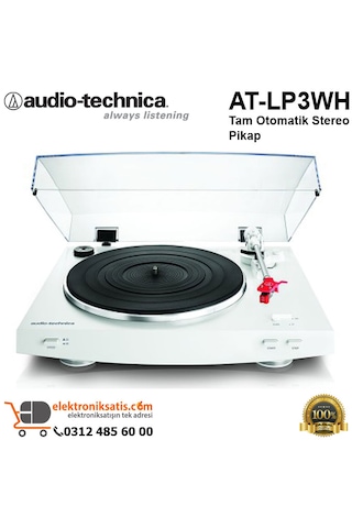 Audio Technica At-Lp3Wh Tam Otomatik Stereo Pikap