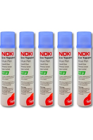 Noki Glue Pen Sıvı Yapıştırıcı 50 Gr 3450 5 Adet