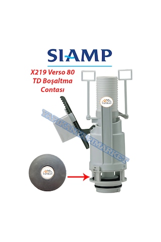 Siamp Verso80td Gömme Rezervuar Boşaltma Grubu Contası 2.4x6.3 Cm Siamp Verso80Td 2.4X6.3 CM