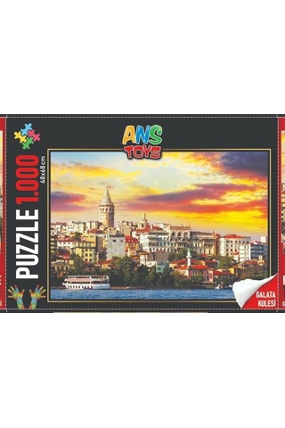 Ans Toys Puzzle 1000'Li (Galata Kulesi)