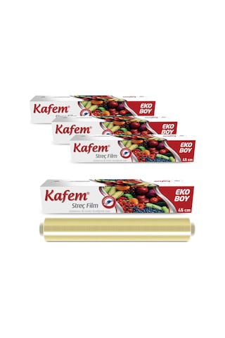 Kafem Eko Streç Film 45 CM x 140 M 9 Mic 4 Paket