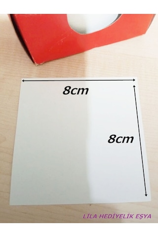 1000 Yaprak Küp Not Kağıdı 8x8 Cm / Not Kağıdı / Küp Blok Not / 1000 Yaprak Not Kağıdı 8 8 330ıserı