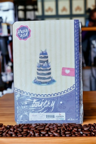 12,5x19,5 Cm 112 Sayfa Çizgili Kokulu Defter Karton Kapak Krem Renk Kağıt 6