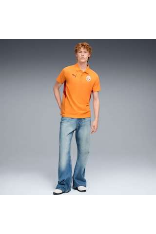 Puma Galatasaray Evostrıpe Erkek Polo 782905 06 Turuncu