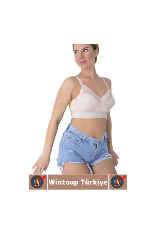 Wintoup İz İç Göstermez Meme Dikleştirici Şekillendirici Çok Şık Rahat Estetik Mideli Toparlayıcı Sütyen Ten
