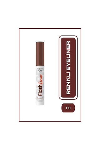 Golden Rose Flash Liner Colored Eyeliner - 111 Chocolate - Renkli Eyeliner 111