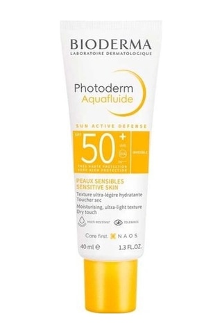 Bioderma Photoderm Aquafluid Hassas Ciltler İçin Nemlendirici Güneş Kremi SPF50+ 40 ML