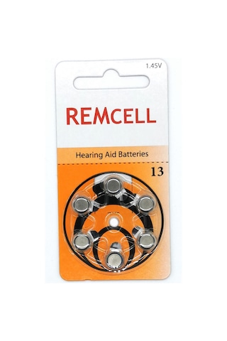 Remcell 13 Numara 1.45V İşitme Cihazı Pili Blister 6 x 5'li