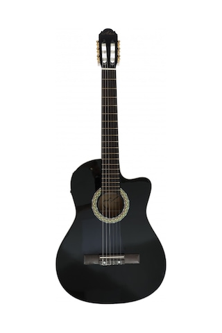 Almira Mg917ce-bk Elektro Klasik Gitar - Siyah Orta Seviye - Cut