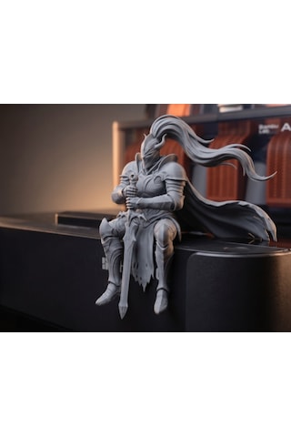 Dark Souls Tarzı Şövalye Figürü - Artorias Temalı 3d Baskı Koleksiyon Biblosu