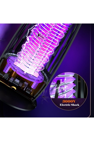 Qingmipy Usb Sivrisinek Öldürücü & Gece Lambası: Ev, Yatak Odası Ve Kamp İçin Portatif Sivrisinek Tuzağı