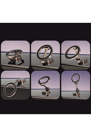 Dexmon Magsafe Katlanabilir Mıknatıslı Mini Araç İçi Telefon Tutucu