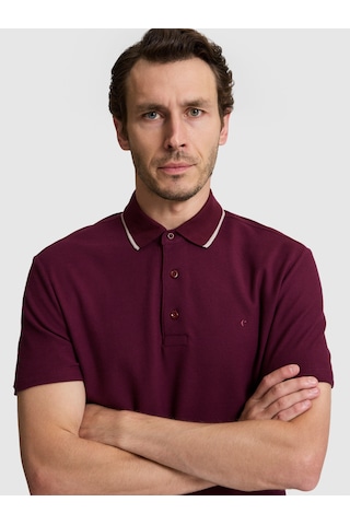 Cacharel Erkek Bordo Tişört 50328357-vr014 Kirmizi