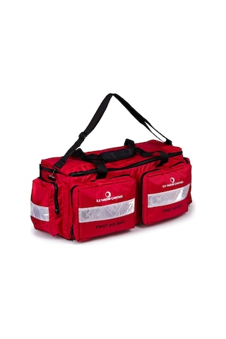 Büyük Boy İlk Yardım Çantası Acil Müdahale Çantası Ambulans Att Travma Asm Çantası Kırmızı