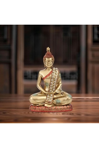 Pazly Yemek Tayland Tatil Suntek Odası Heykeli Evi Cm Çiftlik Buda 14x7.5x19.5 Se 14x7.5x19.5 Cm