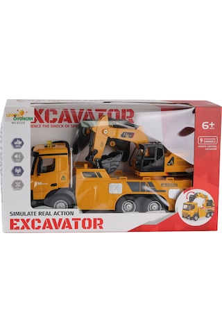 Limon Oyuncak 93315 Şarjlı Kumandalı 9 Kanallı İş Makinesi Diğer