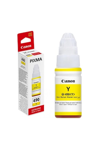 Canon Gı-490Y Sarı Mürekkep 70Ml. Canon Gı-490Y Sarı Mürekkep 70Ml.