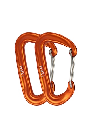 Suofeng 2'li Paket 7075 Alüminyum Dayanıklı Emniyet Karabinleri - 1200kg Taşıma Kapasiteli, Kamp & Tırmanış İçin