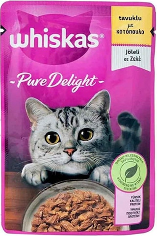 Pouch Pure Delight Jöle İçinde Tavuklu Yetişkin Kedi Konservesi 28 Adet 85 Gr