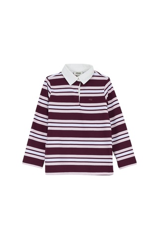 Jeep Sweatshirt, 5-6 Yaş, Bordo - Ekru