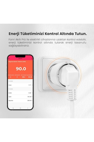 Fonri Akıllı Priz 3lü Set