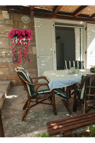 Yapay Çiçek Fuşya Begonvil Sarkan Menekşe Krem Küpeşte Askılı Saksıda Balkon Çiçeği Çiçek Sepeti