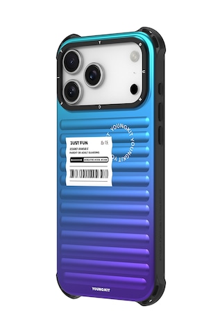 Apple Uyumlu iPhone 17 Pro Max Kılıf Youngkit The Secret Color Serisi Kapak Mor