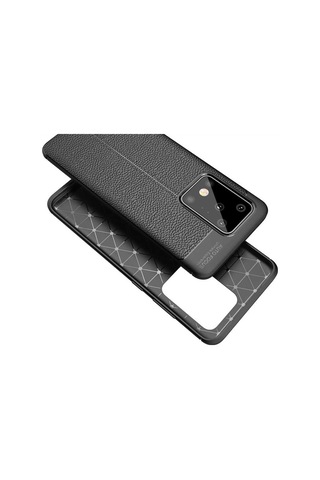 Samsung Uyumlu Galaxy S20 Ultra Kılıf Deri Tarzı Niss Silikon Case
