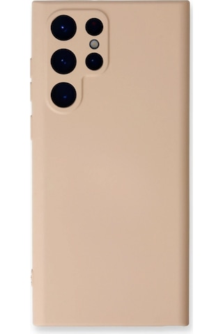 Newface - 228 - Samsung Galaxy Uyumlu S24 Ultra Kılıf Nano İçi Kadife Silikon - Csmo-tex - - Pudra