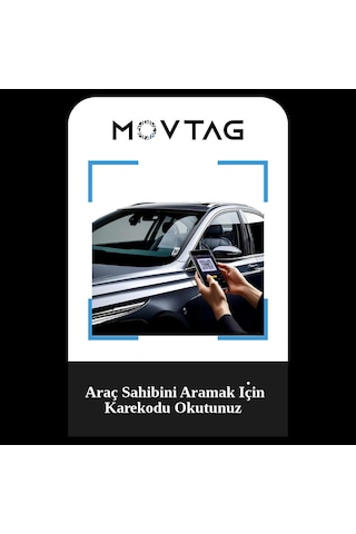 Oto Karekod Numaratör Qrkod Numaratör Akıllı Cam Etiketi Barkod