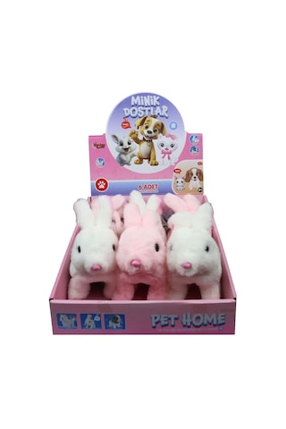 Vrd10643 Peluş Evcil Tavşan Sesli Ve Belirtilen Fiyat, Tekli Satış İçin Adet Fiyatıdır. Çok Renkli
