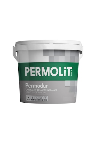 Permolit Permodur Sıvı Plastik İzolasyon Kaplama Beyaz 3.5 Kg.