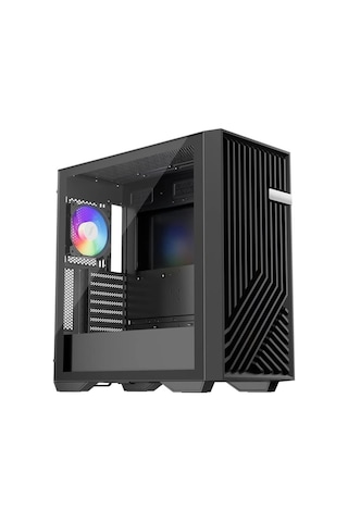Ontech - 1st Player Fd8 Siyah 750w 80+ Argb 6x12cm Fan Temperli Cam Mesh Usb 3.0 E-atx Kasa