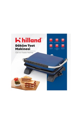 Hilland Organik Demir Döküm Plakalı Tost Makinesi