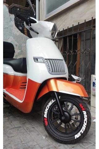 Michelin Lastik Yazısı Scooter Lastik Stikeri Motorsiklet Sticker