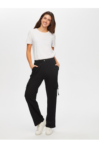 Dokulu Garni Kumaşlı Eşofman Alt 003 Us25esa00310 Siyah