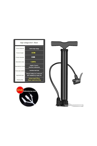 Bisiklet Hava Şişirme Top Araba Pompası El Pompa