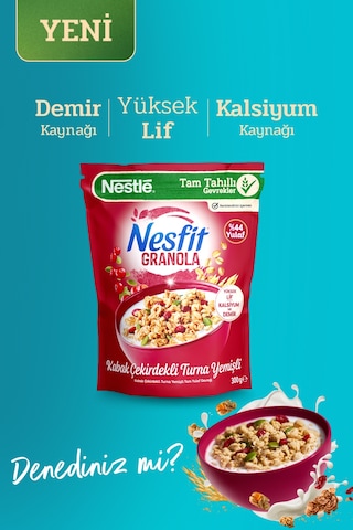 Nesfit Granola Kabak Çekirdekli Turna Yemişli 300 Gr