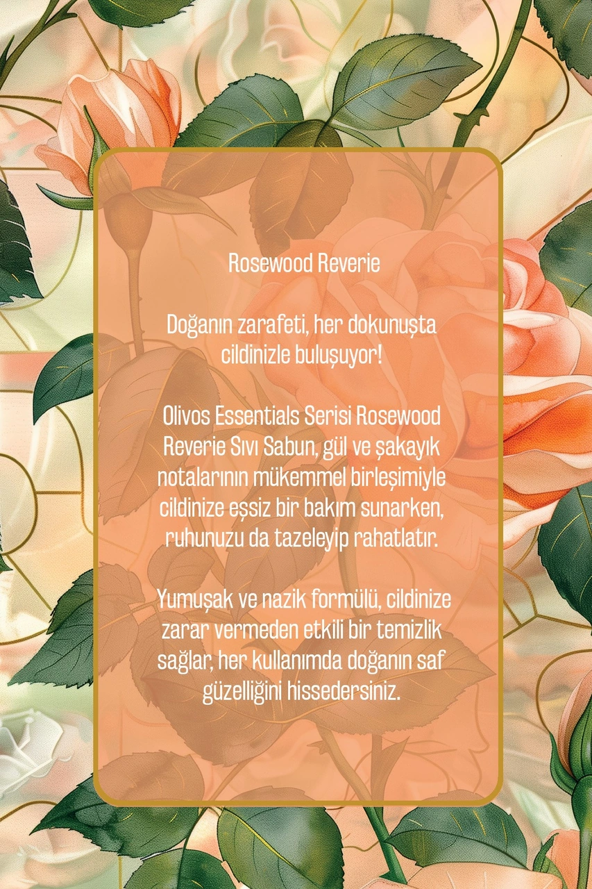 Olivos Rose & Peony Sıvı Sabun 500 ML