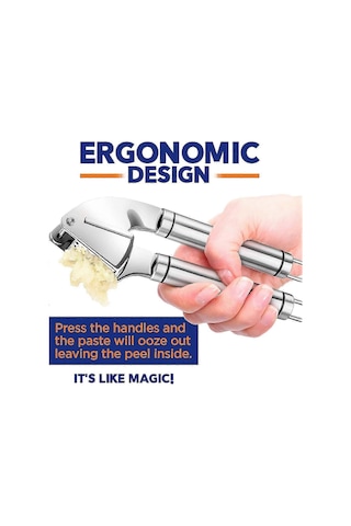 Çok Amaçlı Sarımsak Ezici Ve Premium Kasap Bıçağı Çok Renkli